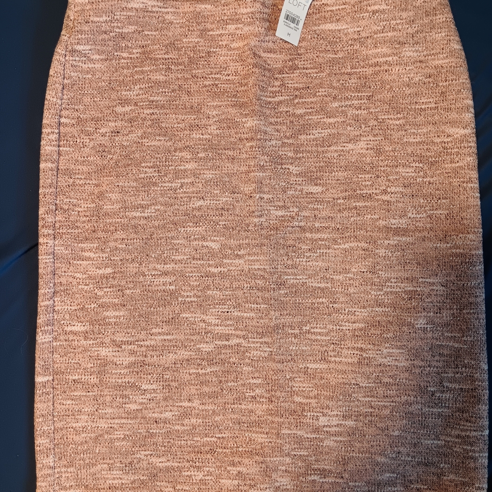 LOFT Women's Beige Knit Pencil Skirt